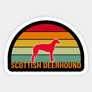 Scottish Deerhound Vintage Silhouette Sticker